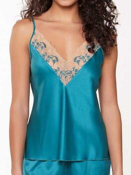 LingaDore Night Turquoise & Sand Turquoise Chemise de nuit