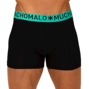 Muchachomalo Light Cotton Solid Noir/Vert Boxer