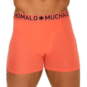 Muchachomalo Light Cotton Solid Orange Boxer