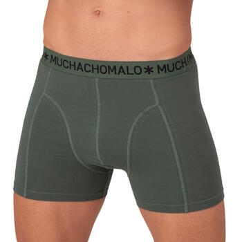 Muchachomalo Light Cotton Solid Kaki Boxer