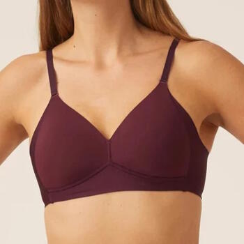 Naturana Side smoother Bordeaux Soutien-Gorge sans Armatures en Dentelle