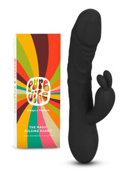PureVibe Magic Pulsing Noir Vibromasseur Lapin