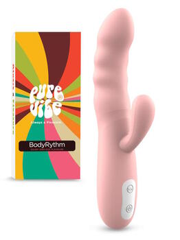 PureVibe BodyRythm Rose pastel Vibromasseur Lapin
