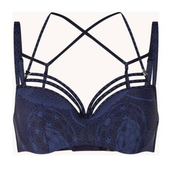 Marlies Dekkers SuperNova Bleu Marine/Print Soutien-Gorge Rembourré