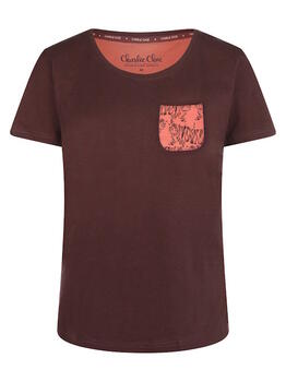 Charlie Choe Wild Hearted Marron Chemise de nuit