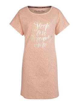 Charlie Choe T- Howdy Saumon Rose Chemise de Nuit