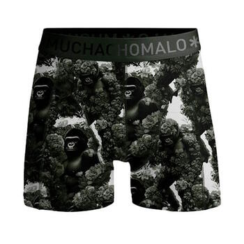 Muchachomalo Gorilla Vert/Print Boxer pour Hommes
