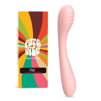 PureVibe Gigi Rose pastel G-Spot Vibromasseur
