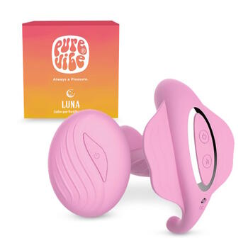 PureVibe Luna Rose pastel G-Spot Vibromasseur