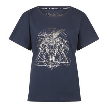 Charlie Choe Good Luck Bleu Marine/Print Chemise de nuit