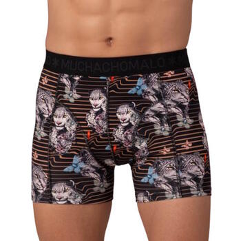 Muchachomalo Leopard Noir/Print Boxer