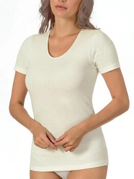 Entex Liesl Ivoire Thermo T-Shirt pour Femmes