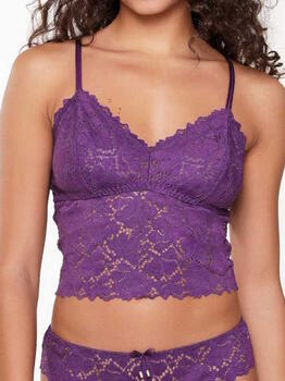 LingaDore Majesty purple Violet Soutien-Gorge sans Armatures en Dentelle