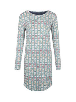 Charlie Choe Cold Days Vert/Print Chemise de Nuit