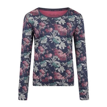 Charlie Choe Cold Days Bleu Marine/Print Chemise de nuit