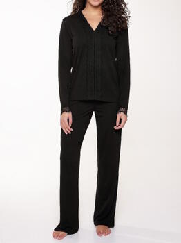 LingaDore Night Happy colour Noir Pyjama