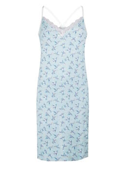 Charlie Choe La Vie Boheme Bleu/Print Chemise de Nuit