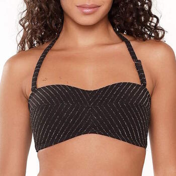 Plage de LingaDore Black Diamond Noir Haut de Bikini Préformé