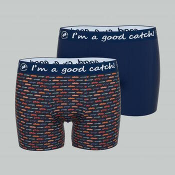 Un poisson nommé Fred Classic cars Bleu Marine/Print Boxer