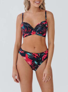 Bomain Lissabon Bleu Marine/Print Set