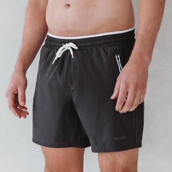Bomain Basic Noir Maillot de Bain pour Homme