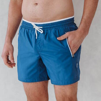 Bomain Basic Jeans Bleu Maillot de Bain pour Homme