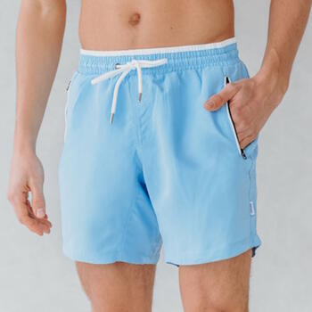 Bomain David Bleu Maillot de Bain pour Homme