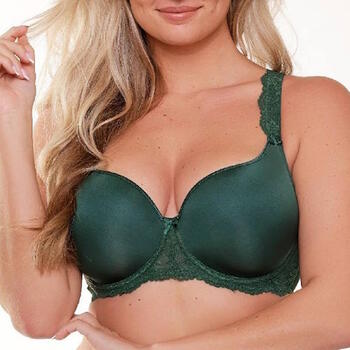 LingaDore Quotidien Uni Fit Plus Bra Vert Soutien-Gorge Rembourré