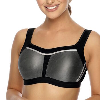Viania 151430 Noir Soutien-Gorge de Sport