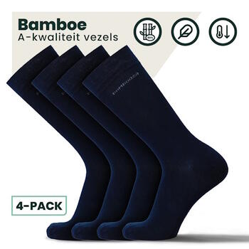 Bamboosa Jason Bleu Marine Chaussettes