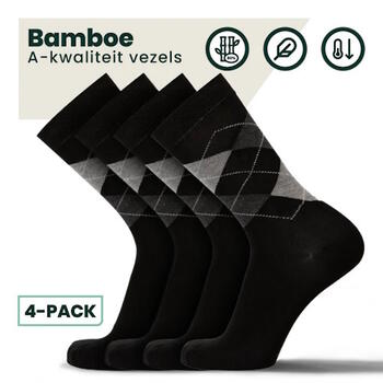 Bamboosa Steve Noir/Print Chaussettes