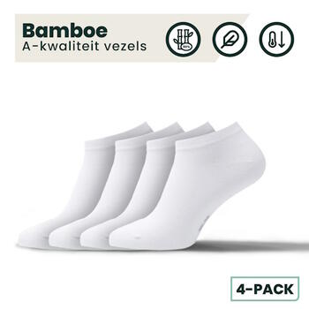 Bamboosa Jordan Blanc Chaussettes d'entraînement