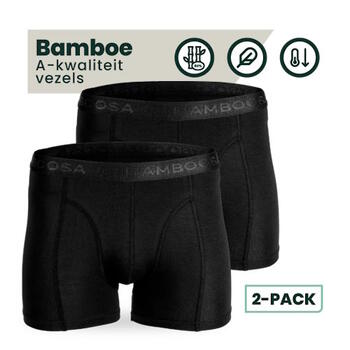 Bamboosa Lewis Noir Boxer en Bambou
