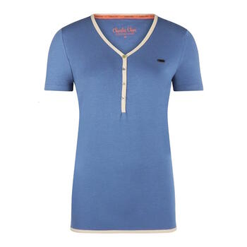 Charlie Choe Retro nights Bleu Chemise de nuit
