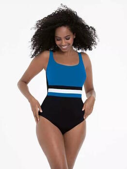 Maillots de bain Rosa Faia Cassandra Noir/Bleu Maillot de Bain