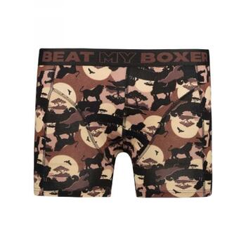 Battre mon boxeur Lion Safari Marron/Print Boxer
