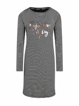 Charlie Choe Goes Retro Noir/Ivoire Chemise de Nuit