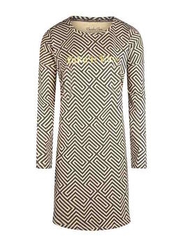 Charlie Choe Funky Nights Gris/Print Chemise de Nuit