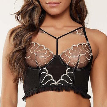 LingaDore Black And Gold Noir/Or Soutien-gorge sans forme