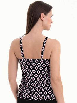 Maillots de bain Rosa Faia Alina Noir/Print Tankini Set