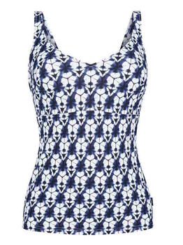Maillots de bain Rosa Faia Noemi Bleu/Blanc Tankini Top