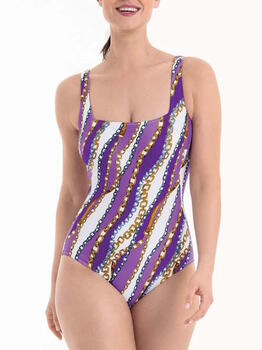 Maillots de bain Anita Arina Violet/Print Maillot de Bain