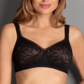 Rosa Faia Selena Noir Soutien-Gorge sans Armatures en Dentelle