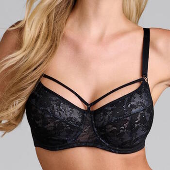 Marlies Dekkers Space Odyssey Bleu/Noir Soutien-gorge sans forme