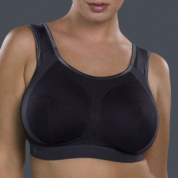 Anita Active Extreme Control Plus Noir/Gris Soutien-Gorge de Sport