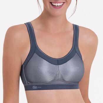Anita Active Momentum Anthracite Soutien-Gorge de Sport