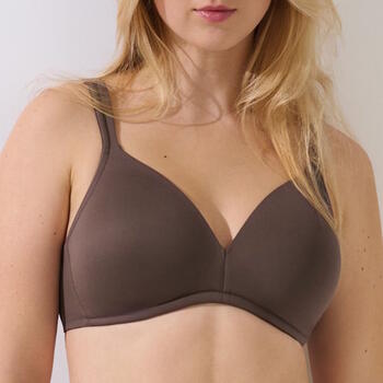 Lisca Maya Marron Soutien-Gorge sans Armatures en Dentelle