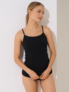 Lisca Kaia Noir Top Spaghetti