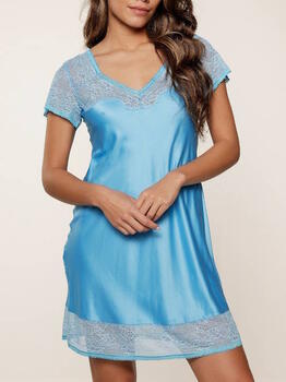 LingaDore Night Bonny Blue Bleu Chemise de Nuit