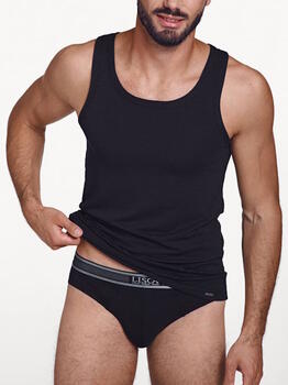 Lisca Zeus Noir Singlet pour Hommes